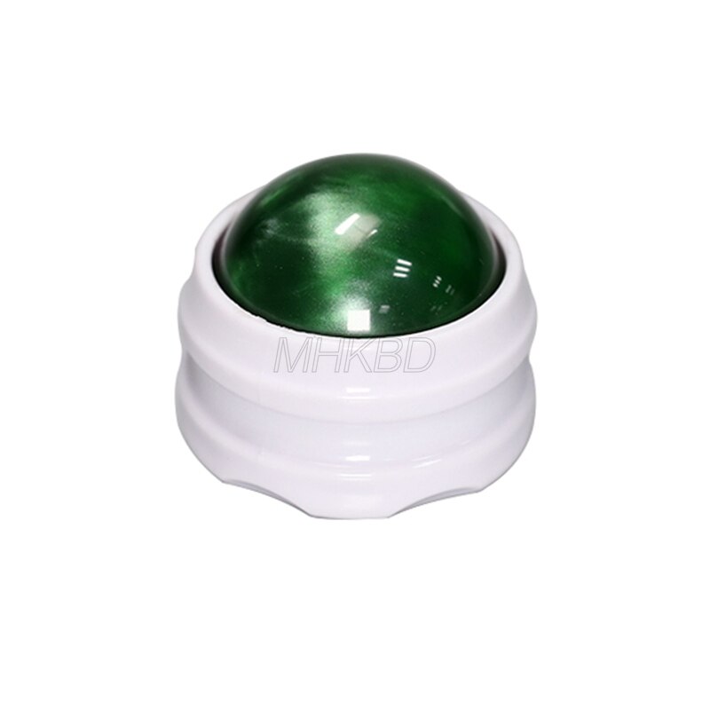 1 rodillo de bolas de masaje Manual muscular Control relajante músculos del cuerpo alivio del estrés Fitness aliviar la fatiga relajación herramientas: 1pc White Green