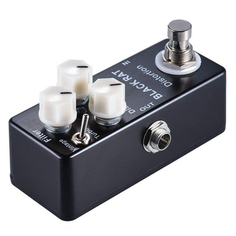 Mosky Black RAT-Pedal de efectos para guitarra, Mini, distorsión