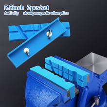 Soft Nylon Vise Pads 2-Pack Magnetic Vise Jaws - 5 Inch Soft Nylon
