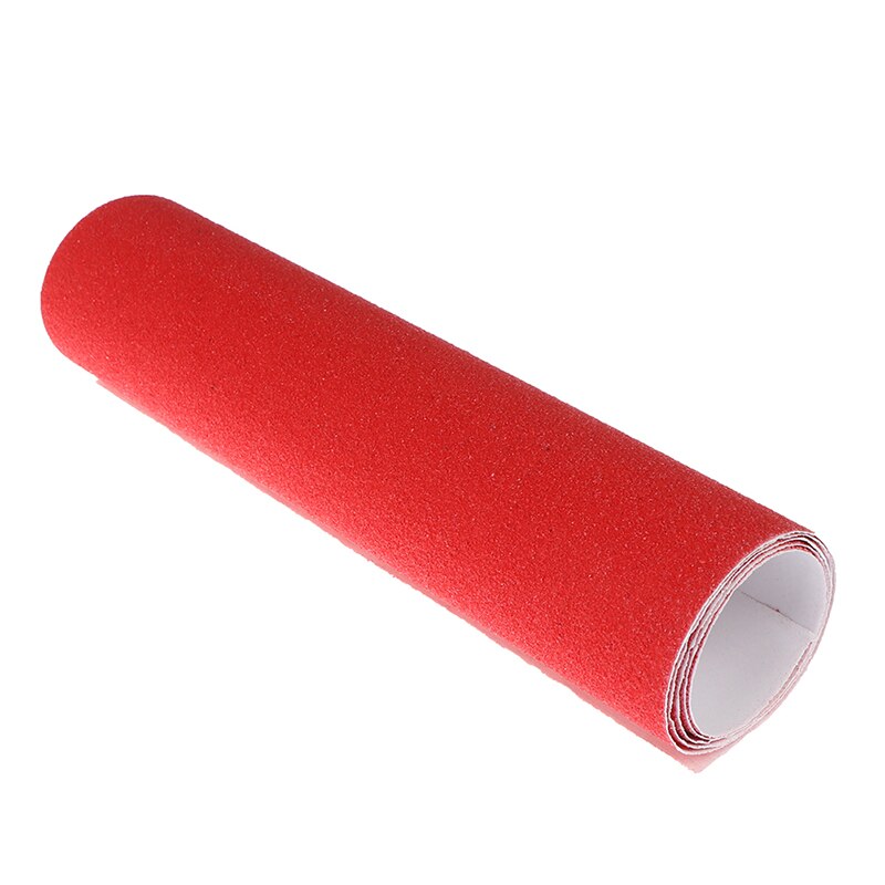 PVC Impermeabile Ponte di Skateboard Carta Vetrata Nastro della Presa Griptape di Pattinaggio di Scooter Sticker: Red