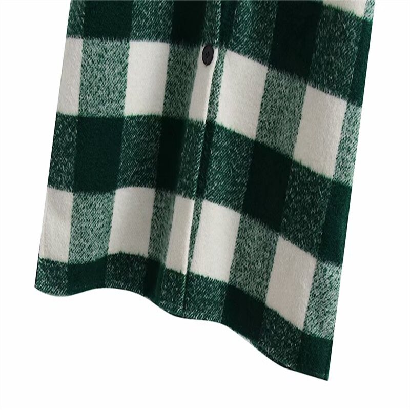Manteau D'hiver à Carreaux Kaki/vert Olive - Taille 12 - Marque Evie - Occasion Très Bon état