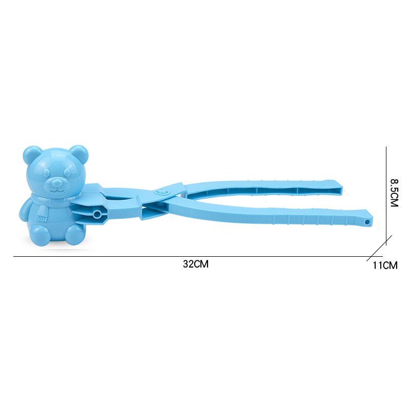 Snowball Maker Clip fai da te Cartoon orso a forma di neve giocattolo portatile da spiaggia all&#39;aperto ottimo regalo per bambini S55