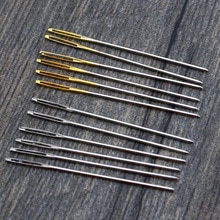 25pcs Multi-size Goud Zilver Staart Naald Rvs Kruissteek Borduren Naaien Kleding Naalden Hand Huishoudelijk Gereedschap G