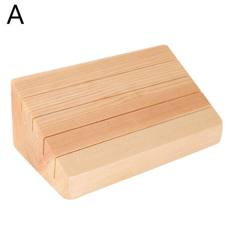 Houten speelkaartenhouder pokerrek trays voor het organiseren van kaarten op partyspel: A
