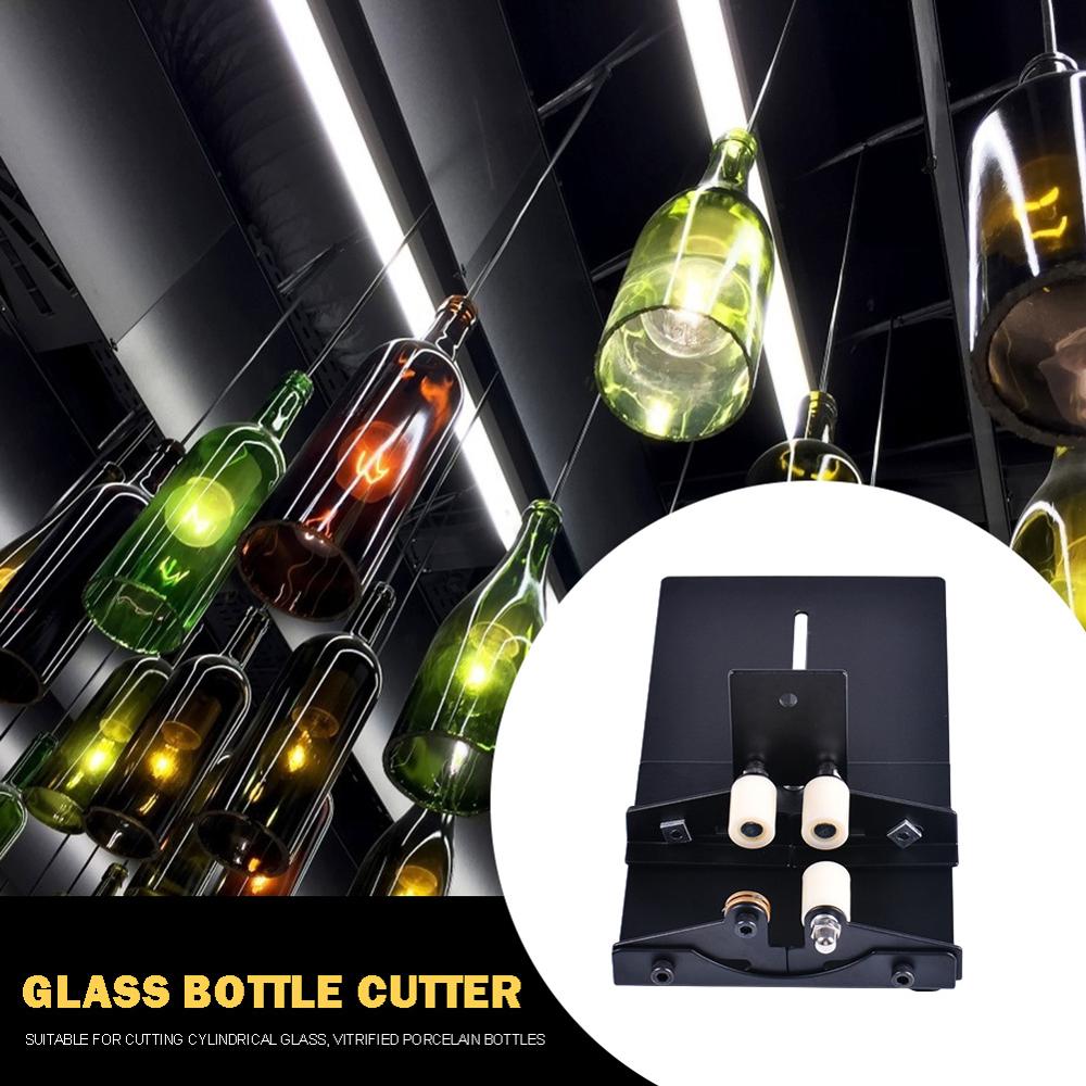 Glass Bottle Cutter Craft DIY Wine Beer Sculptures Stainless Steel Cutting Tool for Household Metal Easily Handle Parts