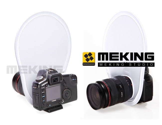 Meking Fotografie Flash Lens Diffuser Reflector Voor Canon Nikon Sony Olympus Dslr Camera Lenzen