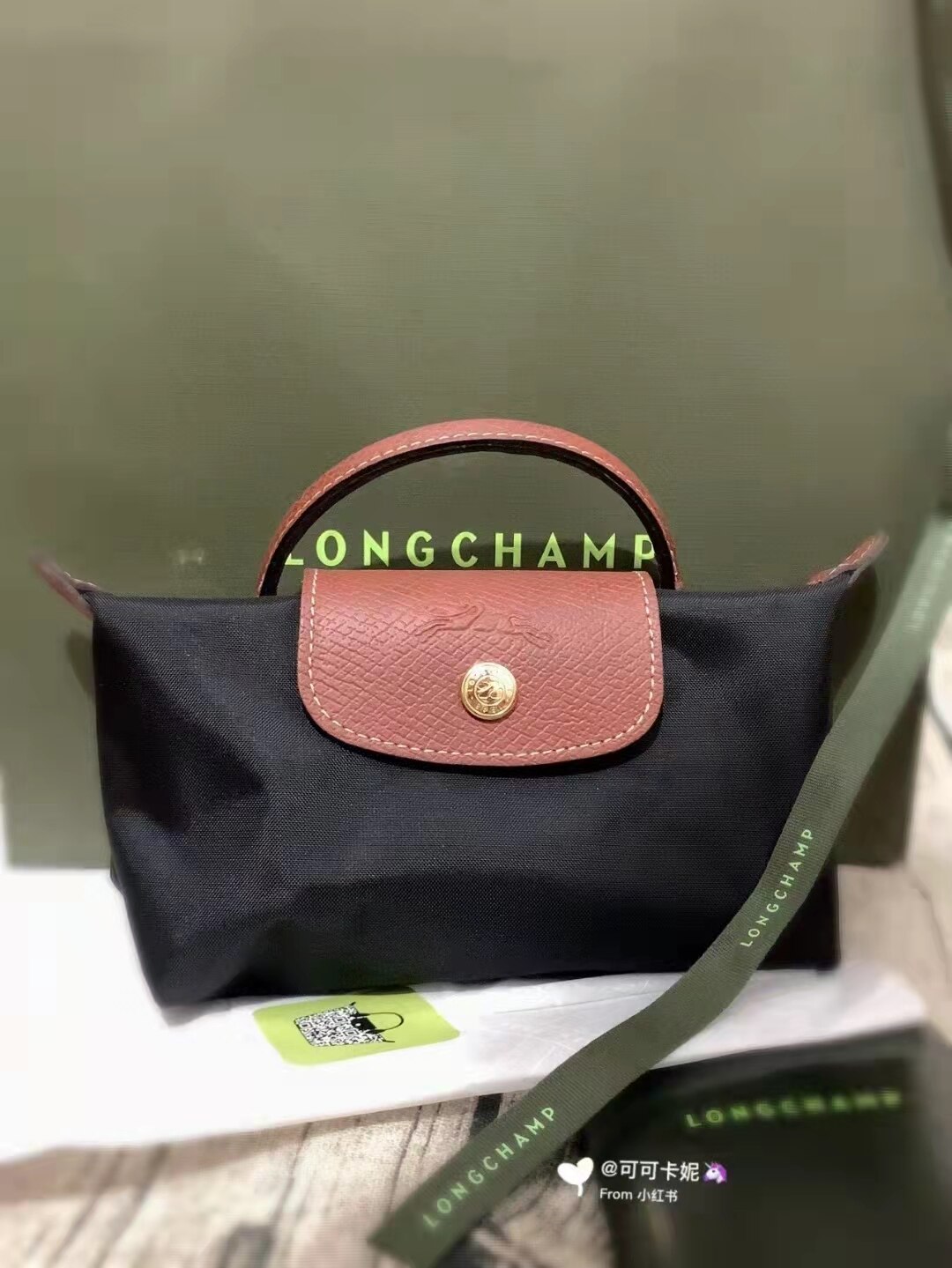 De Lc Geen. Mini Dumplings Pakket Leisure Joker Geneigd Schoudertas Met Pu Waterdichte Nylon Stof: black