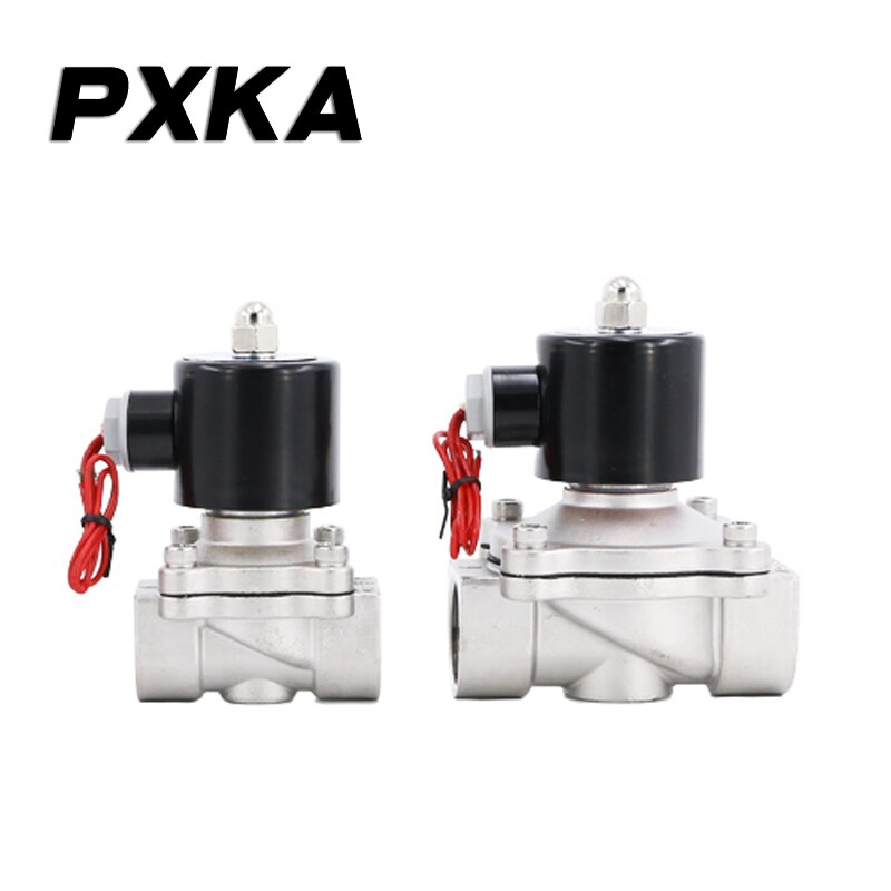 Solenoid Valve Stainless Steel Valve Switch Normally Closed 220v Water Pipe Electronic Valve Pneumatic Coil 24V