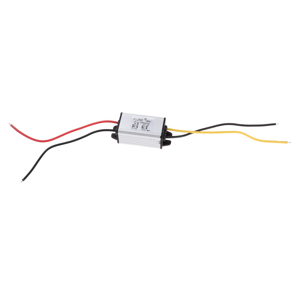 1Pack 10-60V to 5V 2A 10W Buck Voltage Converter Step-down Volt Regulator
