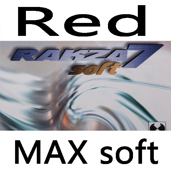 Yasaka Original RAKZA 7 SOFT RK7 Pimples In Table Tennis Rubber RAKZA7 SOFT Pips-In Ping Pong Sponge Tenis De Mesa: R7S Red MAX