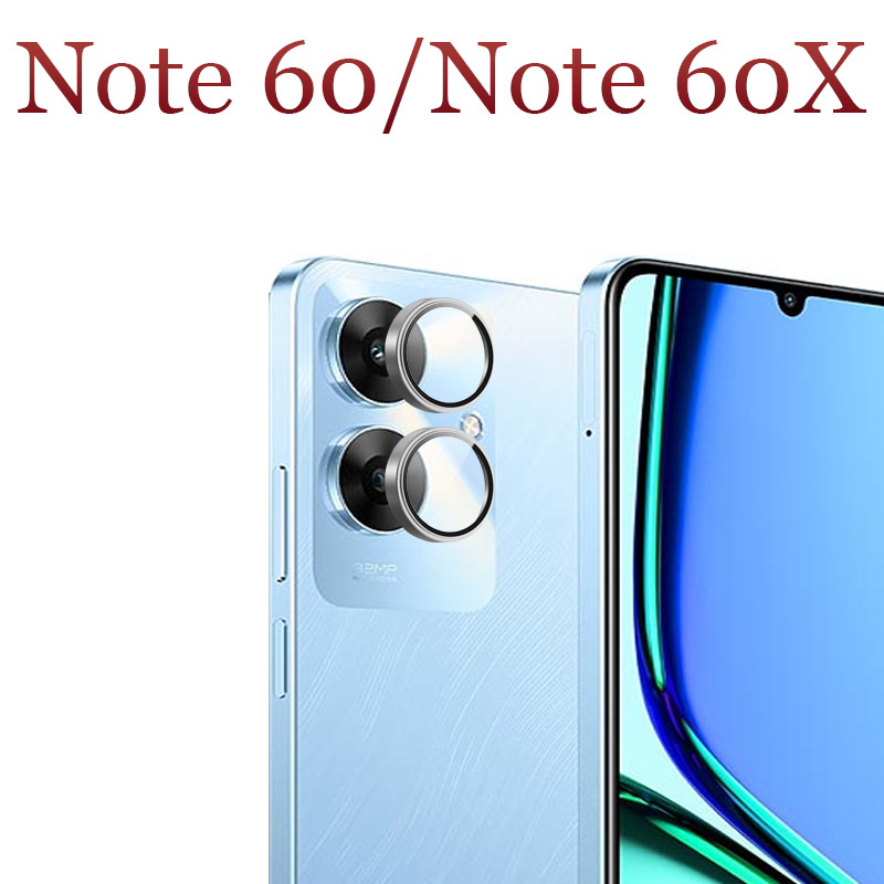Camera Lens Protector For Realme Note 60 Note 60X Camera Lens film plit-Type 3D Alloy Steel Invisible