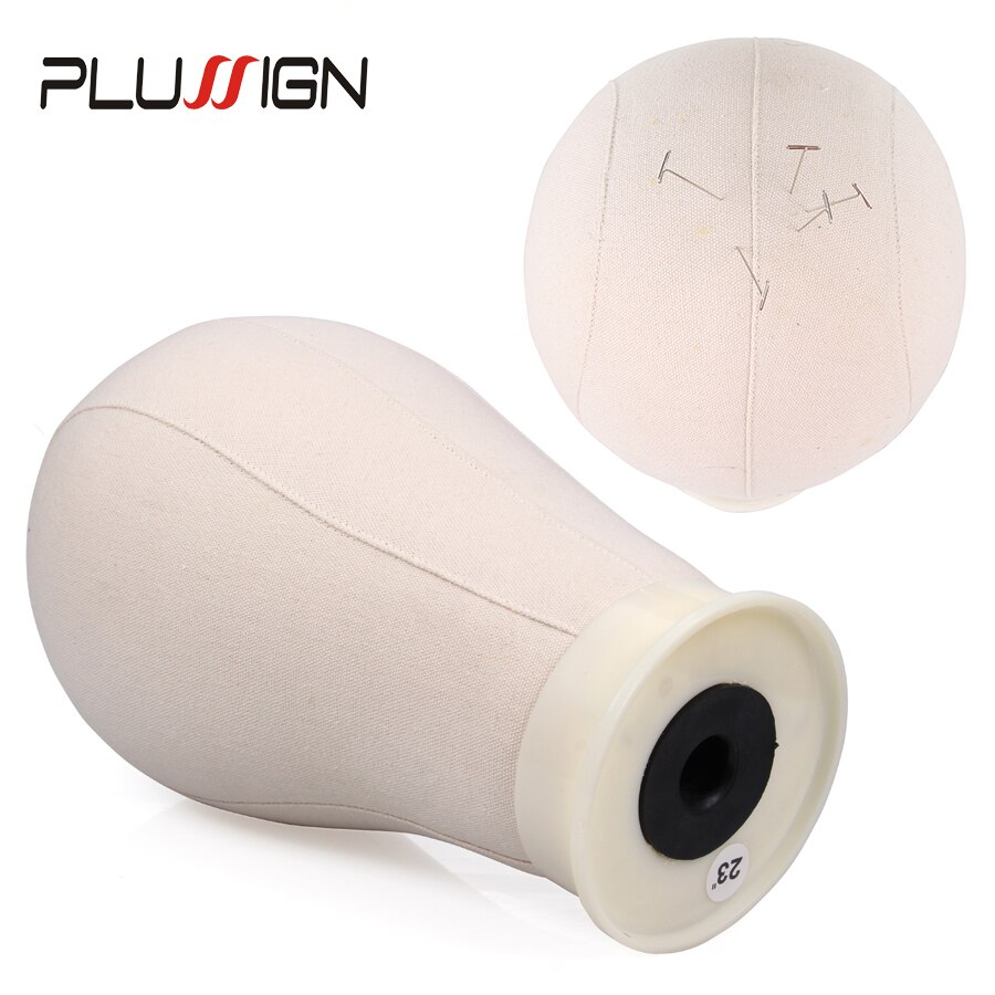 Wig Stand Holder Wig Block Head Canvas Head Without Stand 21-25 Inch 5 Size Can choose