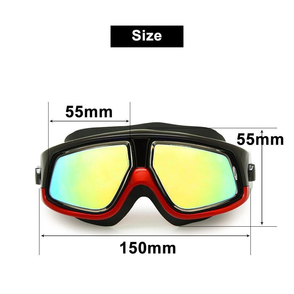 Swimming Glasses Myopia Goggles Waterproof Anti-fog Goggles with Diopters Sport Adjustable Reading for Women and Men Set Acetate