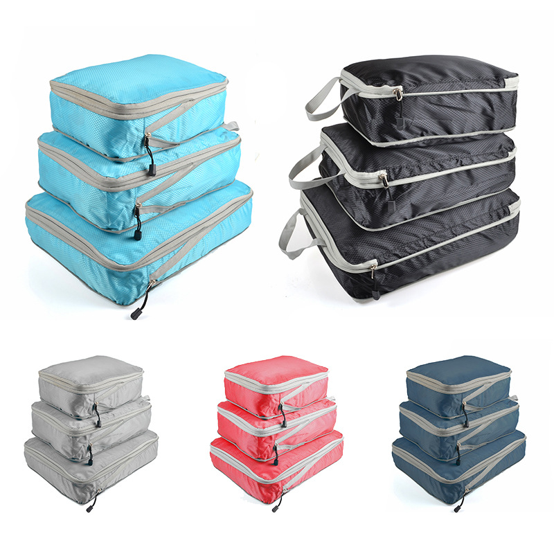 Reisopbergtas samendrukbare verpakking kubus opvouwbare waterdichte koffer nylon draagbare tas bagagerek