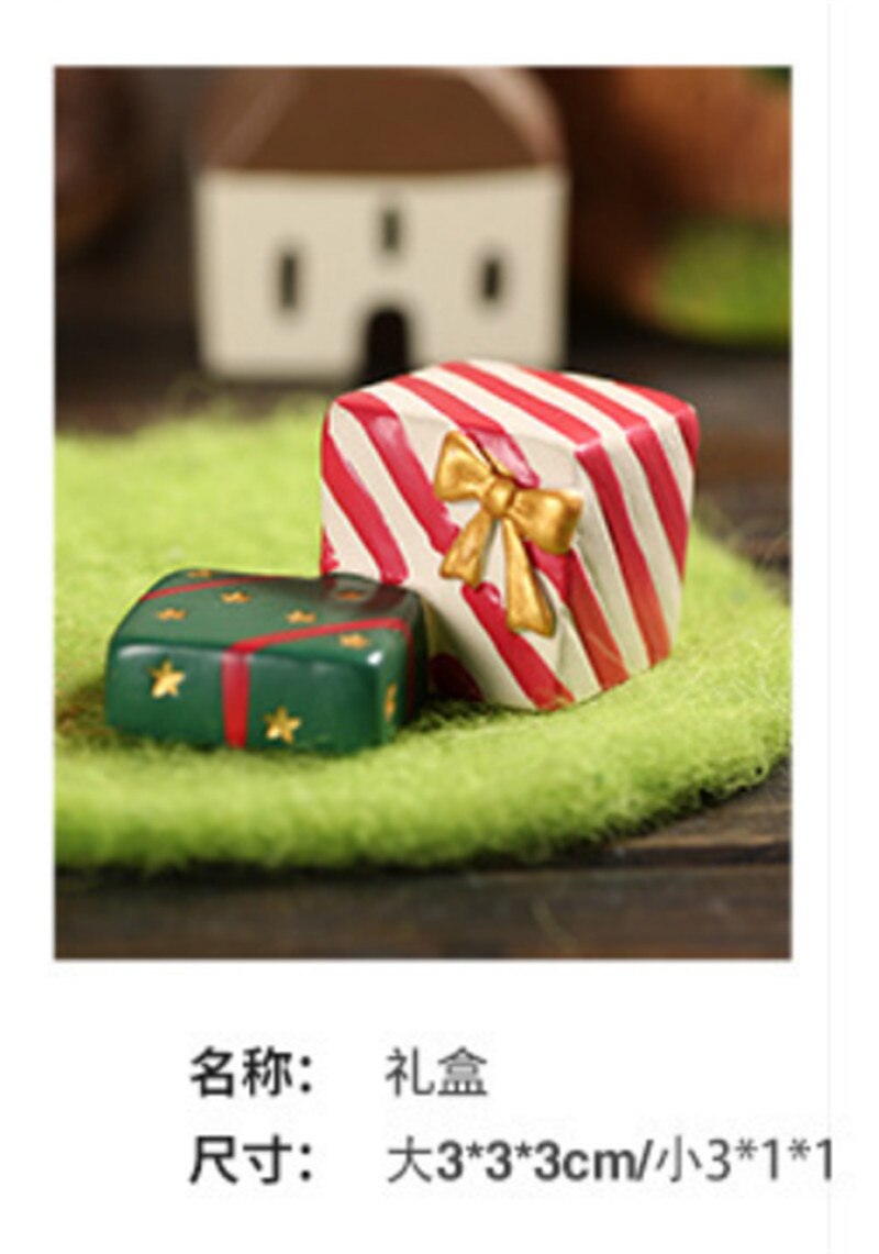 1pc akvaariokoristeet akvaariokoristeet hartsi joulukoristeet käsityöt lumiukko peura joulupukki eläinhahmo: 010