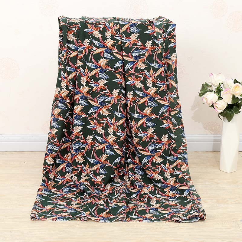 Printed Polyester Fabric Crepe Women's Fabric Crepe Fabric Chiffon Fabric Floral Printed Chiff