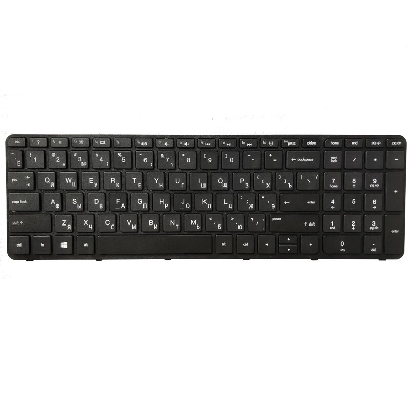 Clavier d'ordinateur portable russe pour HP pavillon 15-N 15-E 15E 15N 15T 15 t-n 15-N000 N100 N200 15-E000 15-E100 RU avec cadre NSK-CN6SC