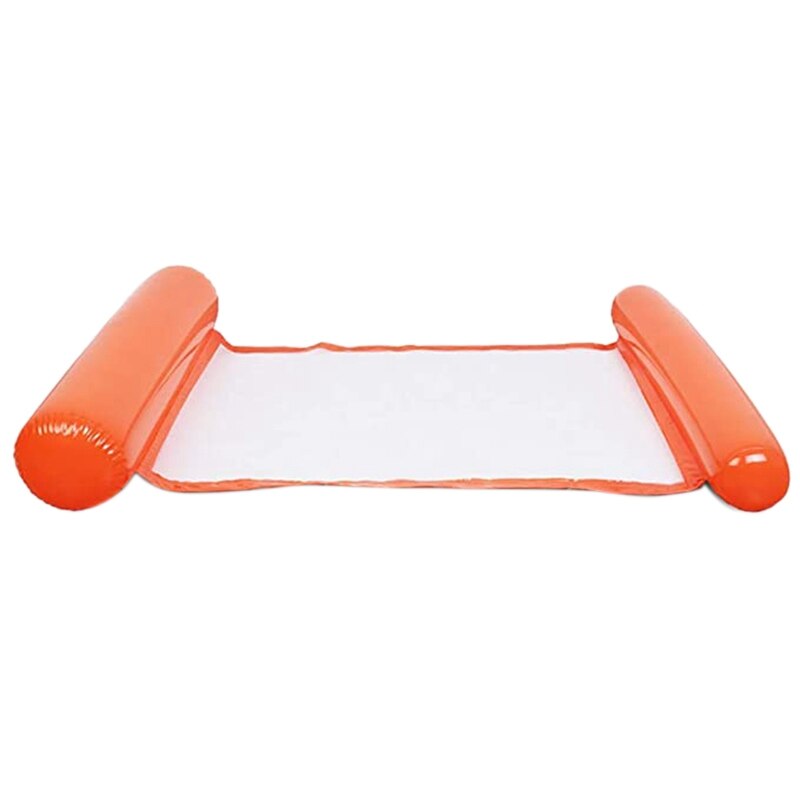 Hamaca inflable plegable de doble uso con respaldo de drenaje de hilera flotante para cama flotante: Default Title
