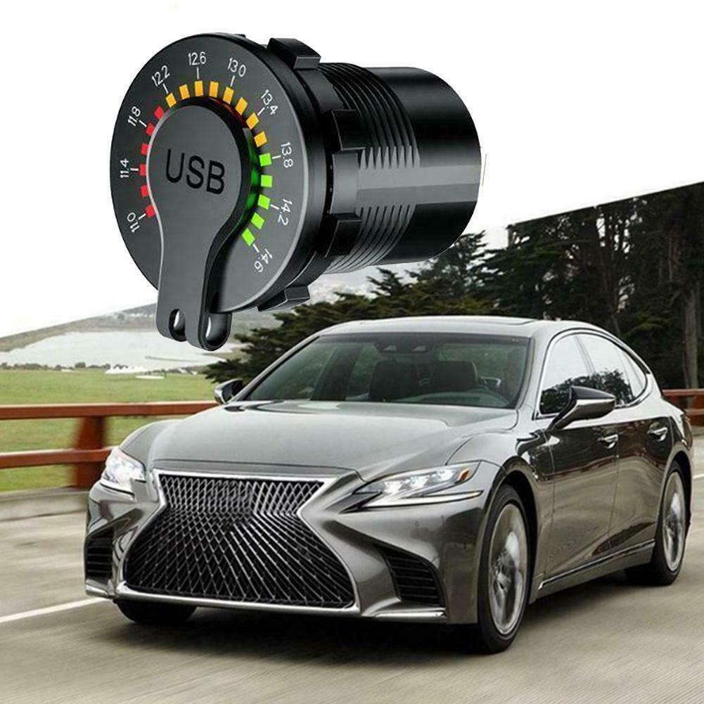 12V Charger Quick Charge QC 3.0 Car Fast Charge Accessories Parts Black