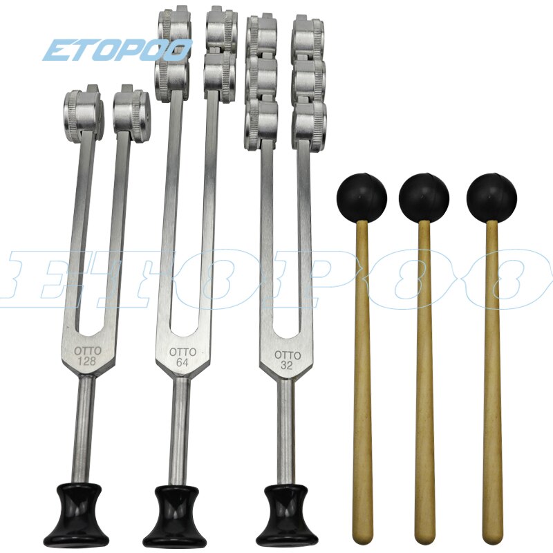 OTTO Tuner Sets-64HZ,32HZ,128HZ Tuning Fork Set education equipment