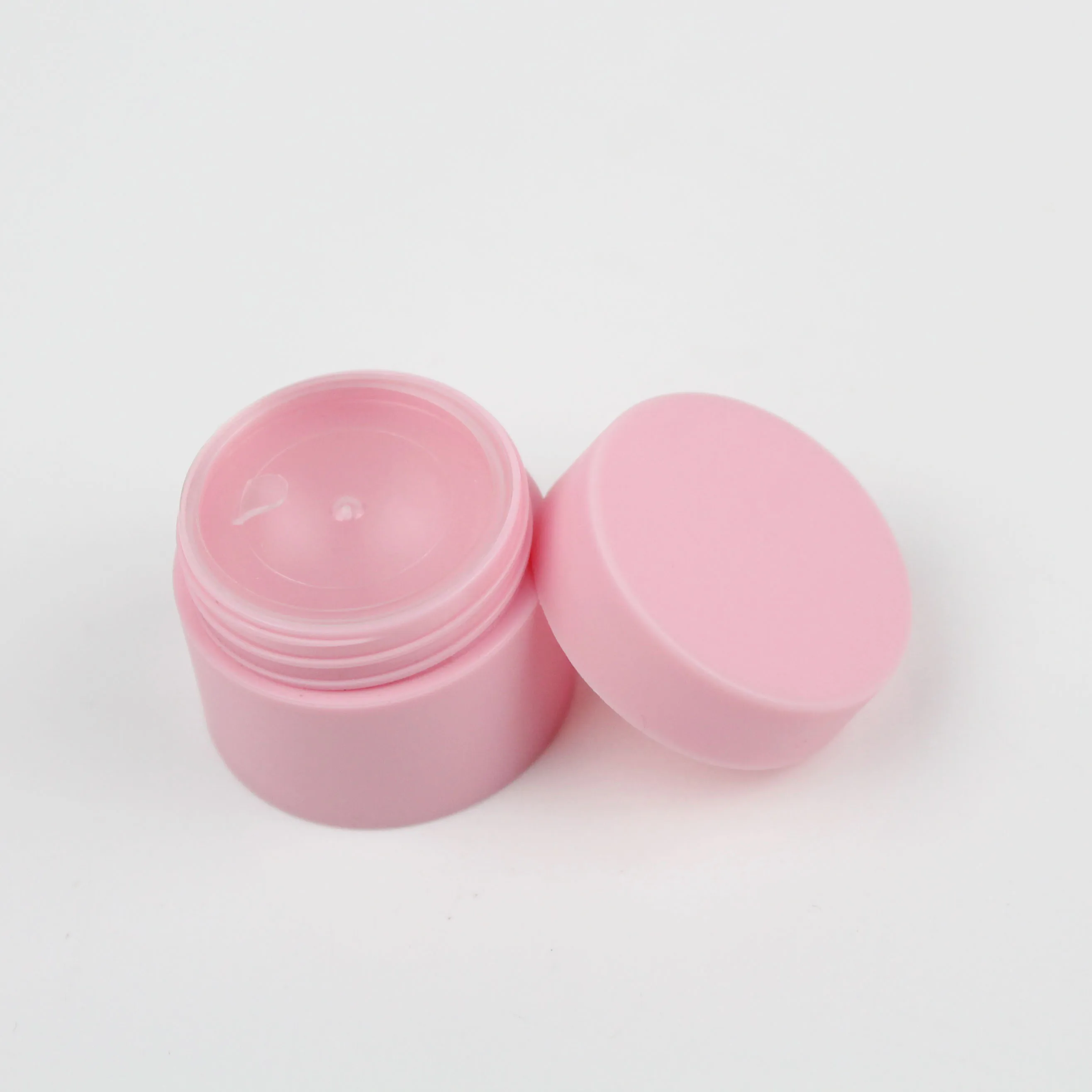 30/50pcs Empty 3g 5g 10g PP Plastic Matte Pink Blue Black White Cosmetic Skin Care Cream Jars Frosted Face Cream Jar
