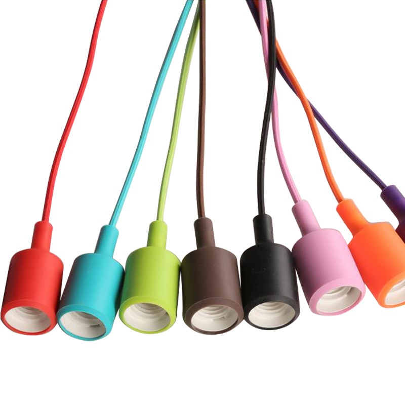 Farverige kunst pendellamper moderne gør-det-selv smarte lamper hjem butik butik industriel indretning pendel lampadari