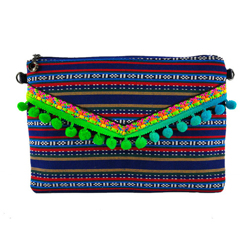 Di marca di Tela di Canapa delle donne borse fatto a mano Della Nappa Della Catena Della Frizione Borsa Boho borsa A Tracolla Vintage ▾ borse Crossbody: Figure 8