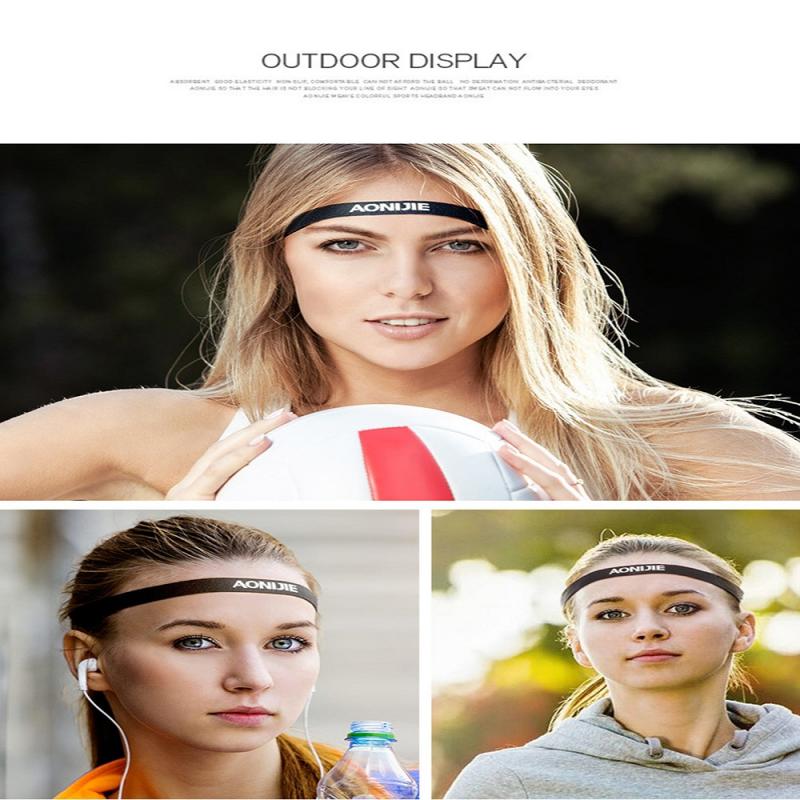 1 stuk sport hoofdband zweetband sport unisex sportschool zweetband hardlopen basketbal yoga elastische haarband sport veiligheid