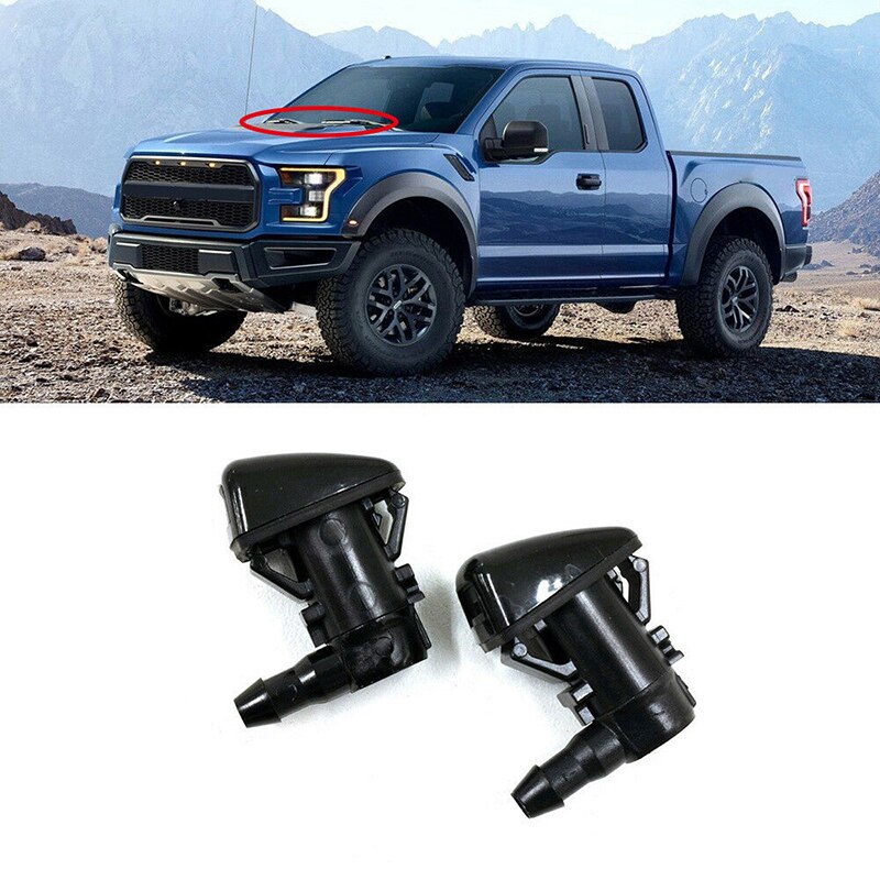 Onderdelen Wiper Nozzle F-250 Schoonmaken BC3Z-17603-A Zwart Voor Ford