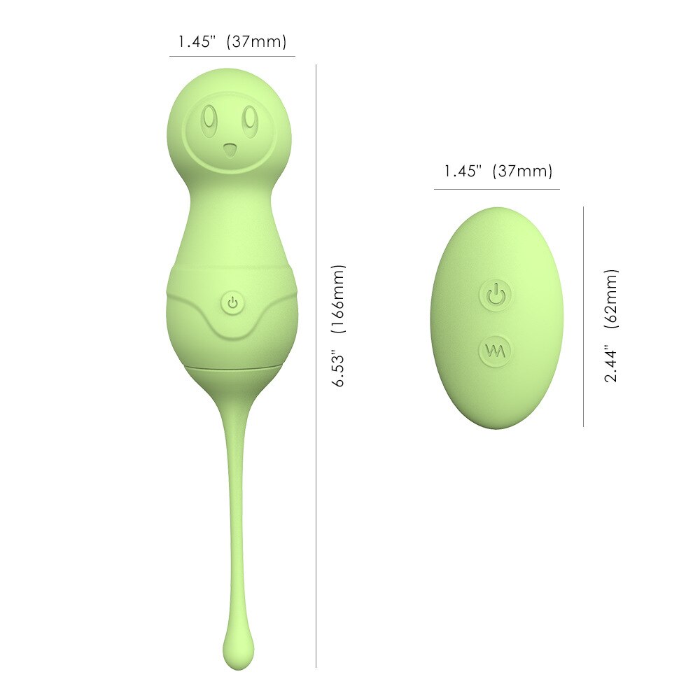 S-Hande Volwassen Producten Vrouwen Afstandsbediening Springen Ei 15M Ultra Lange Afstand Draadloze 9 Frequentie Afstandsbediening controle Waterdicht: Green