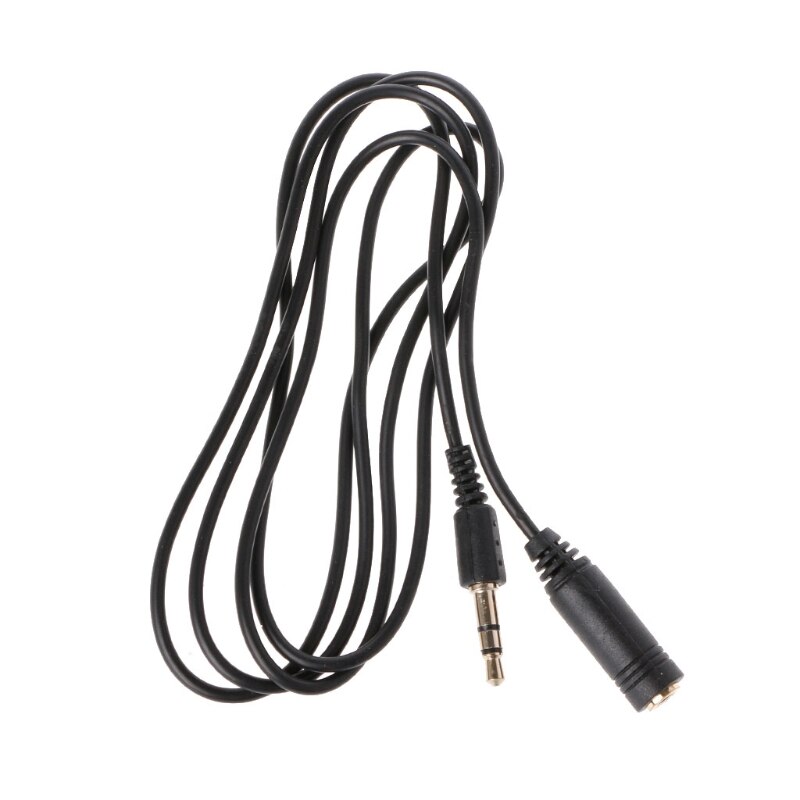 16FB 3.5Mm Man-vrouw 3-Pole Jack Plug Stereo Aux Verlengkabel Snoer 1M