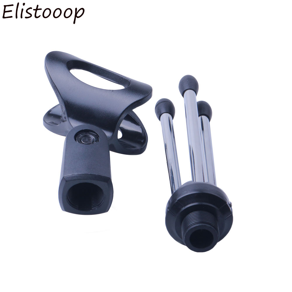 Mini Microphone Tripod Zinc Alloy Mic Stand Bracket Desktop Adjustable Microphones Portable Tripods Holder Mic Stand