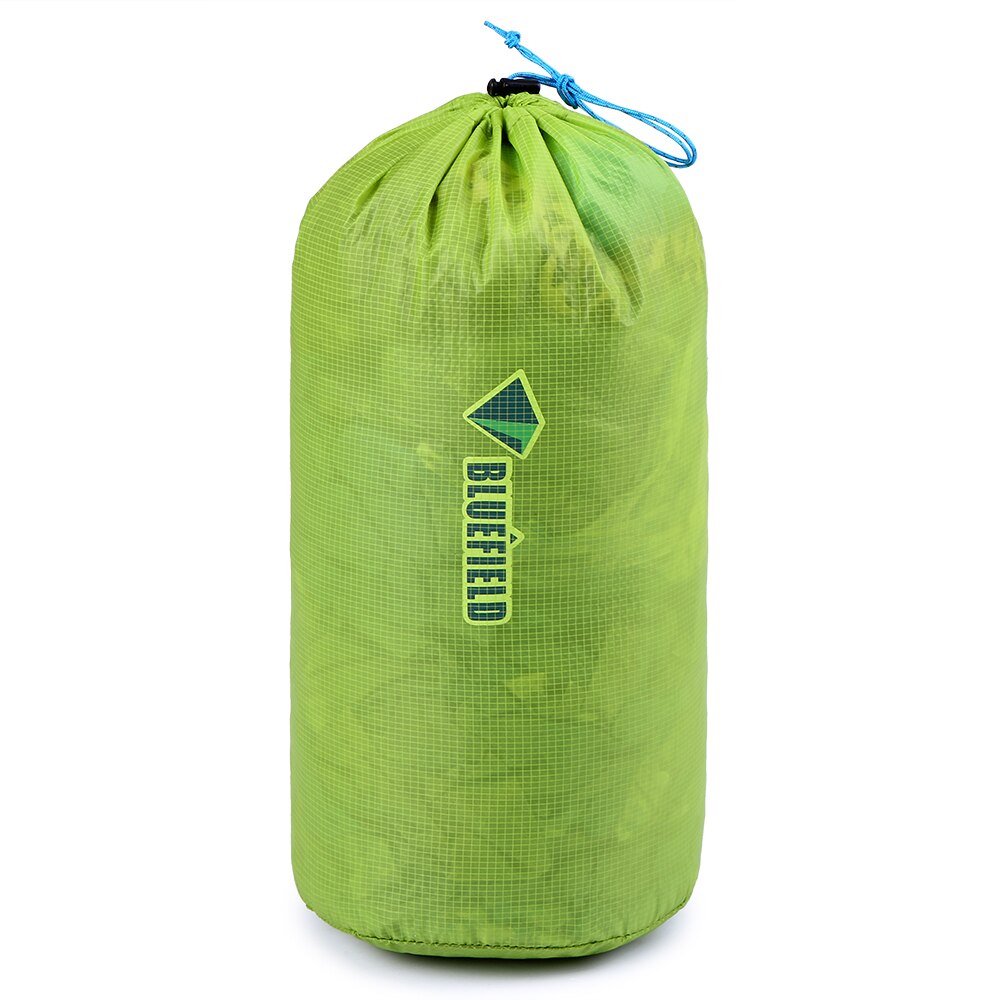 Ultralet snørepose nylon vandafvisende taske teltpindpose bærbar letvægts udendørs campingudstyr rejse vandreture: S
