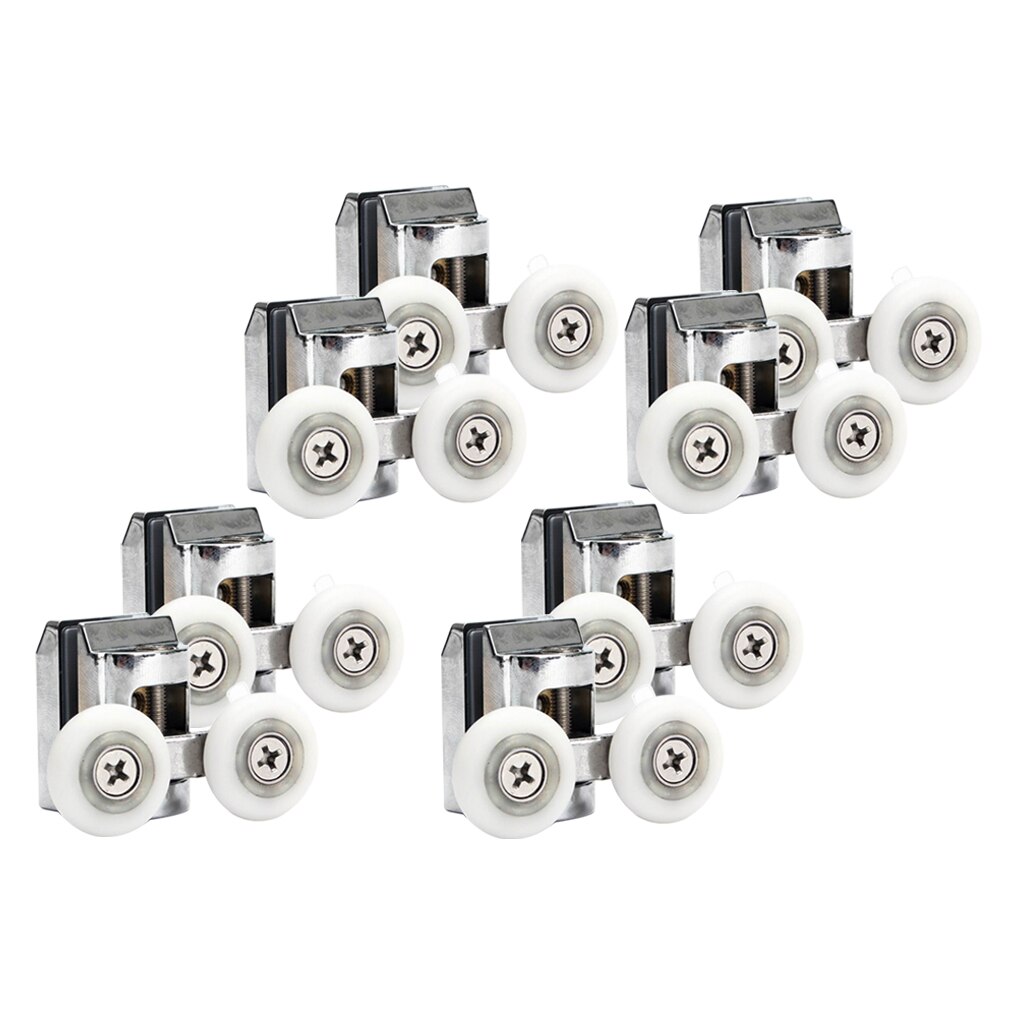 8 Pack Shower Door Rollers Bathroom Upper Sliding Runners Sliders Wheels