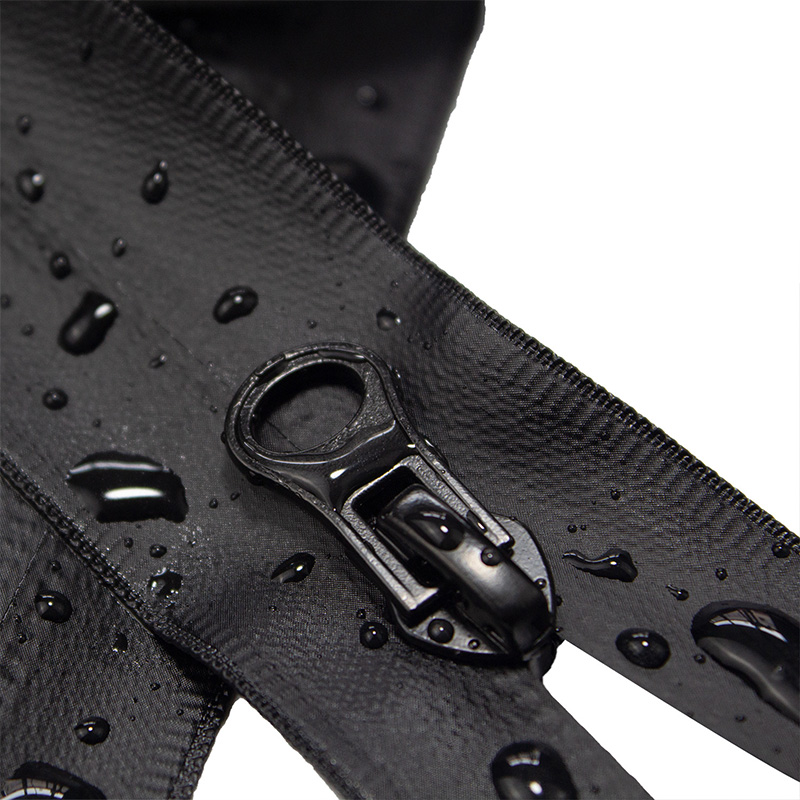 5# Nylon Waterproof Zippers Black TPU Double Slider DIY Sewing Jacket Bag Invisible Zipper Repair Accessory 50/60/70/80/90/100cm