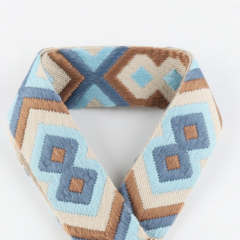 2 meter 38mm meetee polyester jacquardvävband ryggsäcksrem bälte kläder bindningstejp sytillbehör: Skrikrosa