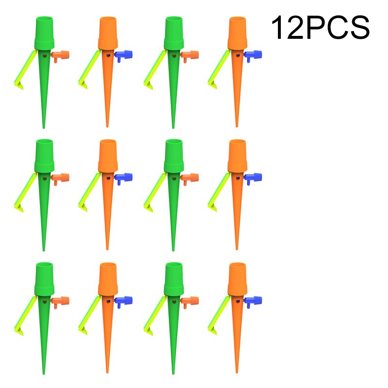 6/12PCS Self-contained Auto Drip Irrigation Watering System Automatic Watering Spike for Plants Flower Indoor Household: 12 pcs