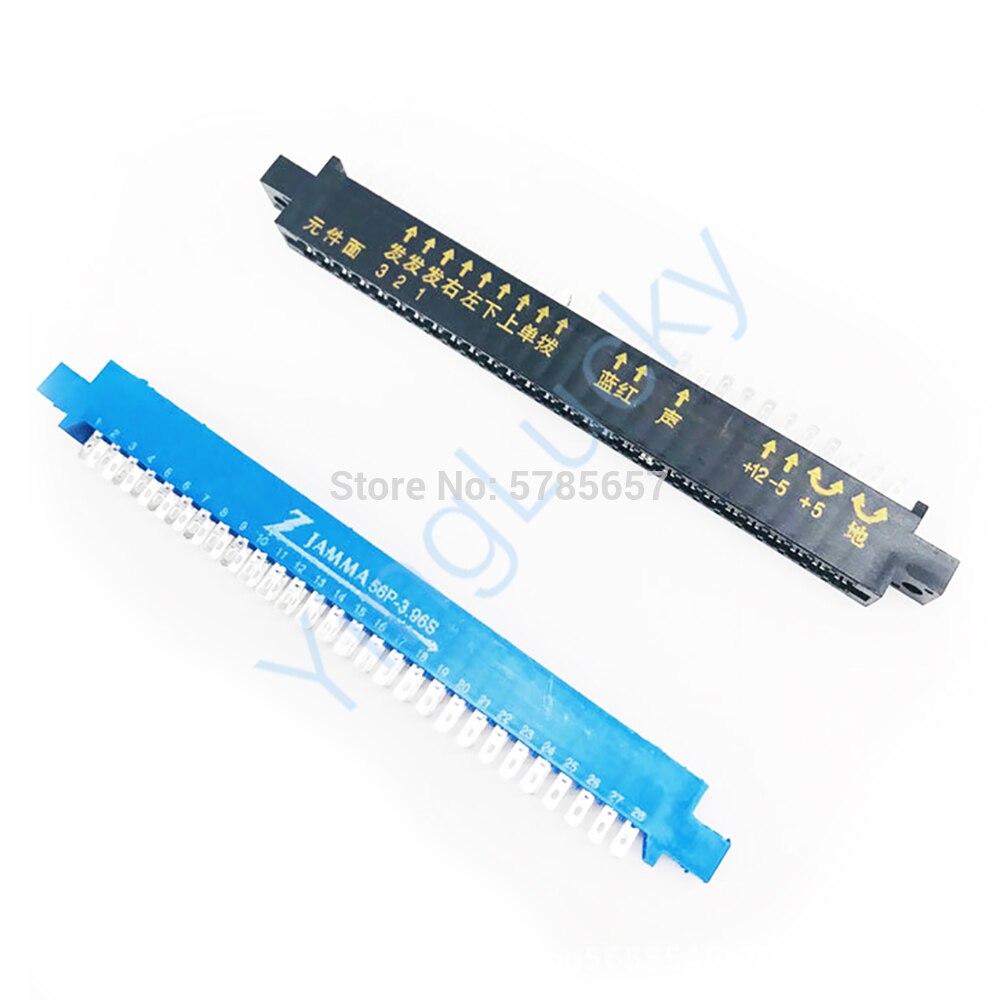 1 pcs 28-pin JAMMA wire connector Jamma harness ，for arcade game board/fighting machine/arcade dedicated/black and blue optional