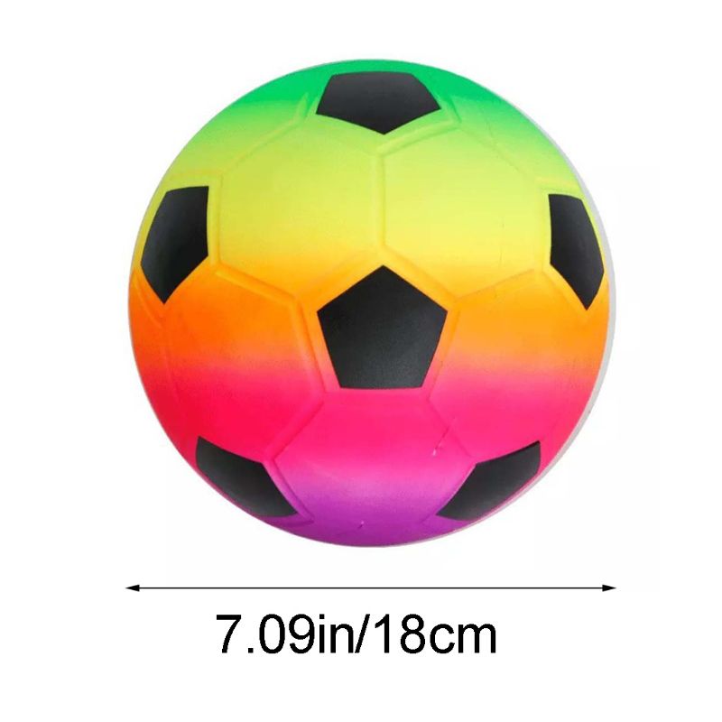10pcs/set Children Summer Inflatable Beach Balls Kids Outdoor Indoor Swimming Pool Garden Soft Rainbow Volleyball Child