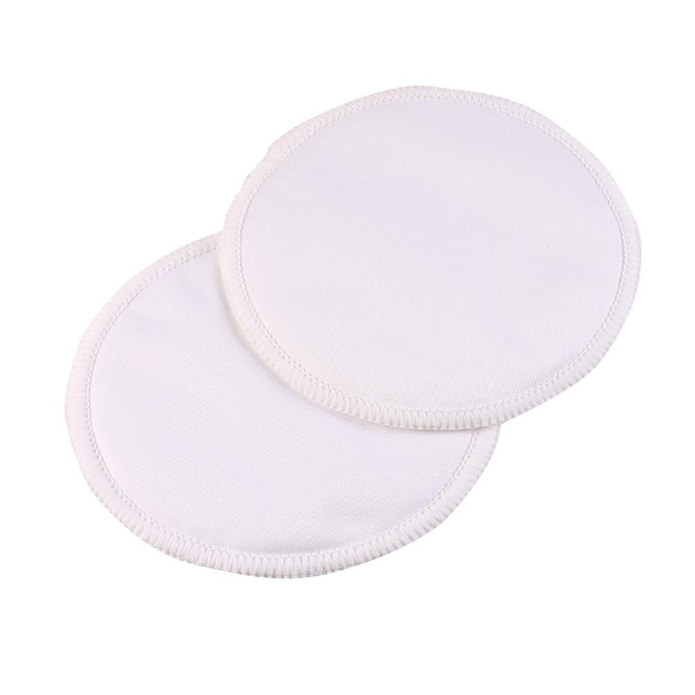 12PCS Reusable Nursing Breast Pads Bamboo For Pregnant Women Large Absorbency Waterproof Maternity Nursing Pads Washable: 12pcs 4 Layers White