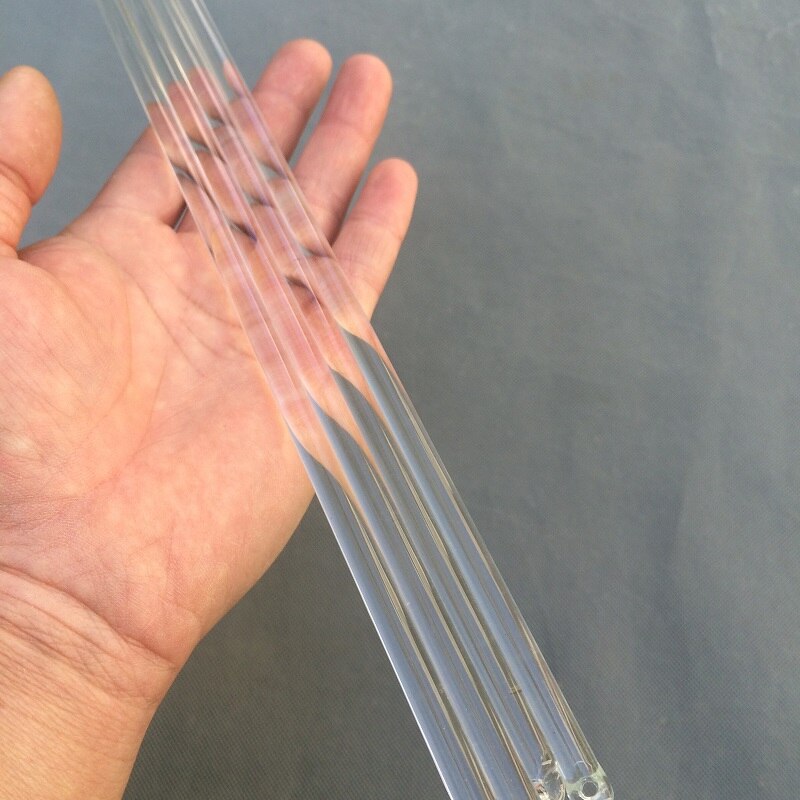 10pcs/lot 8*300MM round crystal glass rod prism DIY chandelier lamp in single hole Home Curtain or lighting Accessories