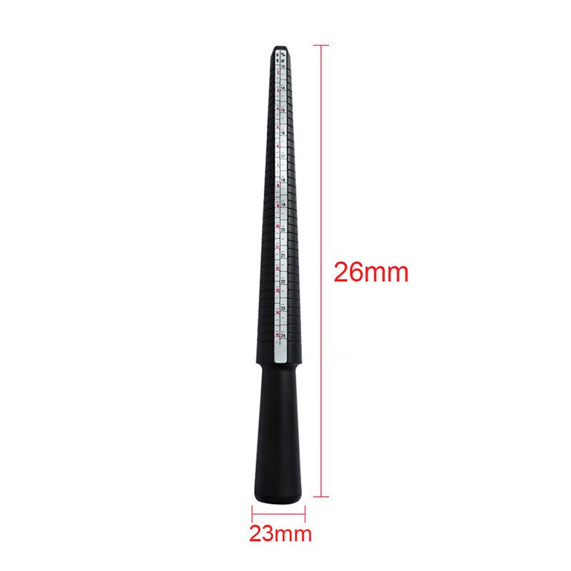 Smykker værktøjer ring størrelse dorn stick finger gauge ring måling smykker værktøj sæt ring størrelse smykker værktøjer