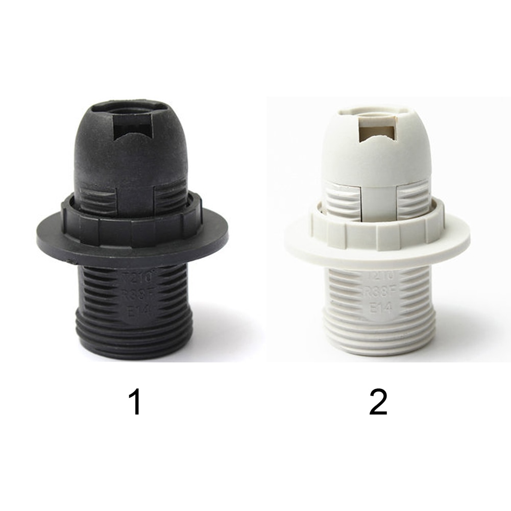 1pc små edisons skruer praktiske  e14 pærer lampeholder vedhæng fatning lampeskærm ring, muliggør montering af en lampeskærm