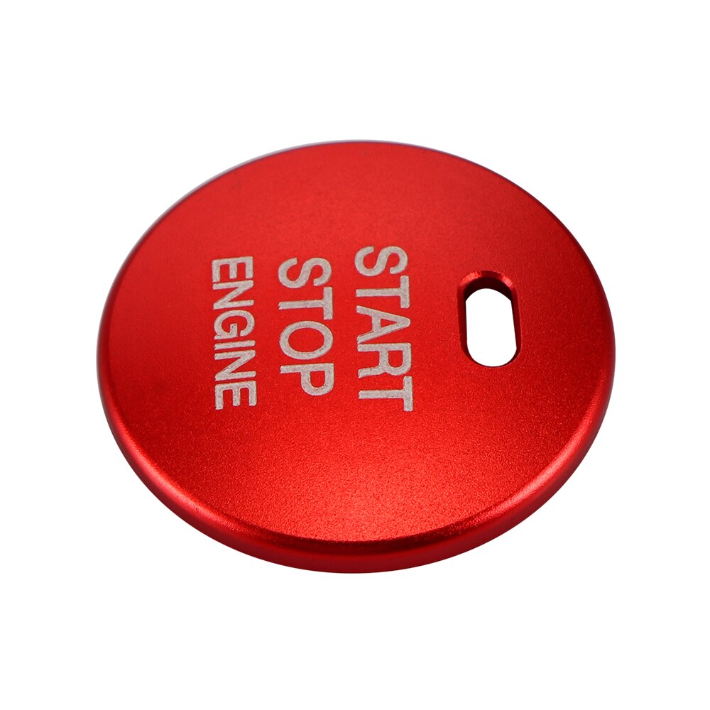 Bilinredning motor start stopp tändning nyckelring lock passar för mazda 3 bm bn 6 gj1 gl cx -4 cx4 bil dekor tillbehör: Röd