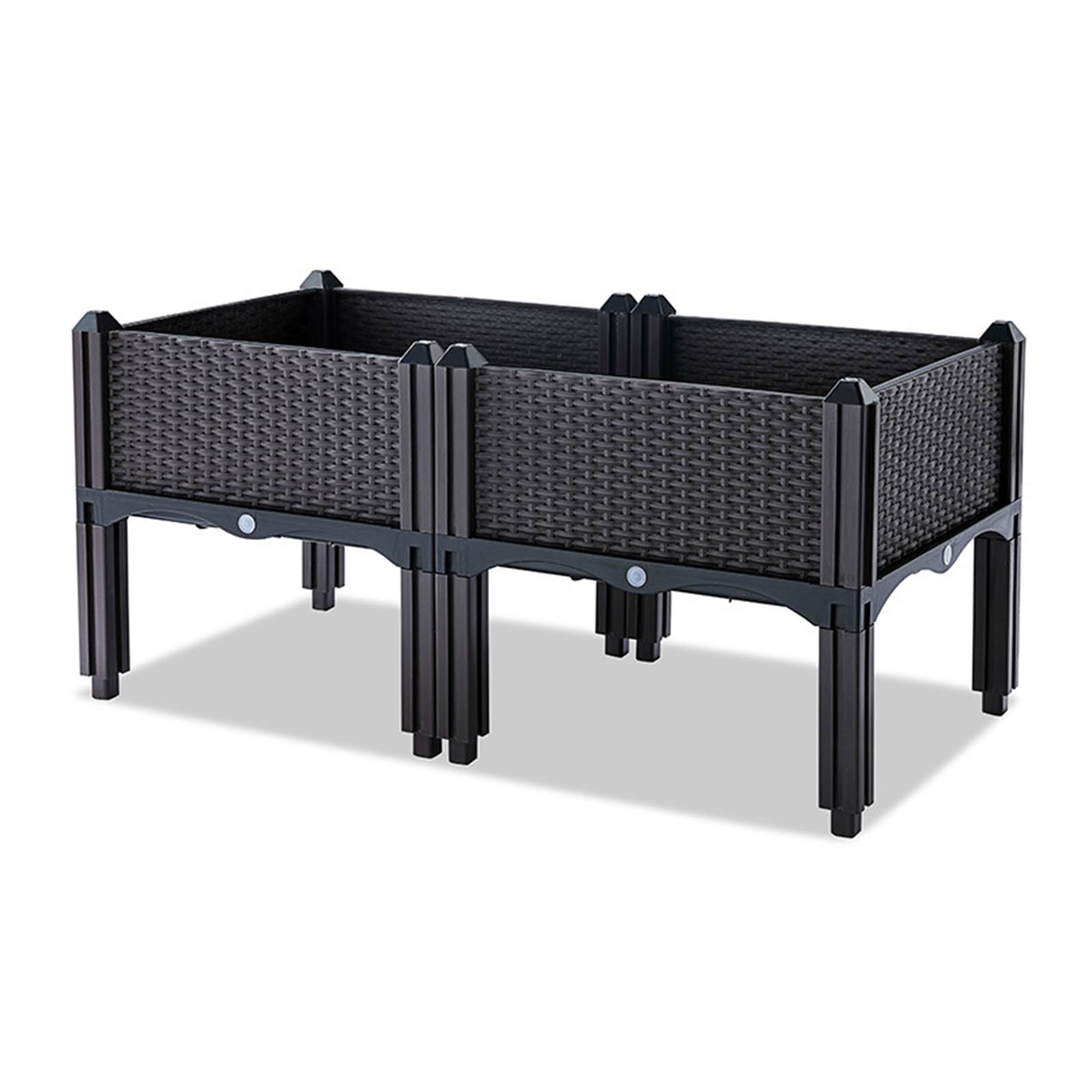 Garden Grow Bag Tuin Jardin Jardinage Ogrod Verhoogde Plant Bed Tuin Bloem Bloemen Planter Planten Doos Met Benen Lade: Heightened double