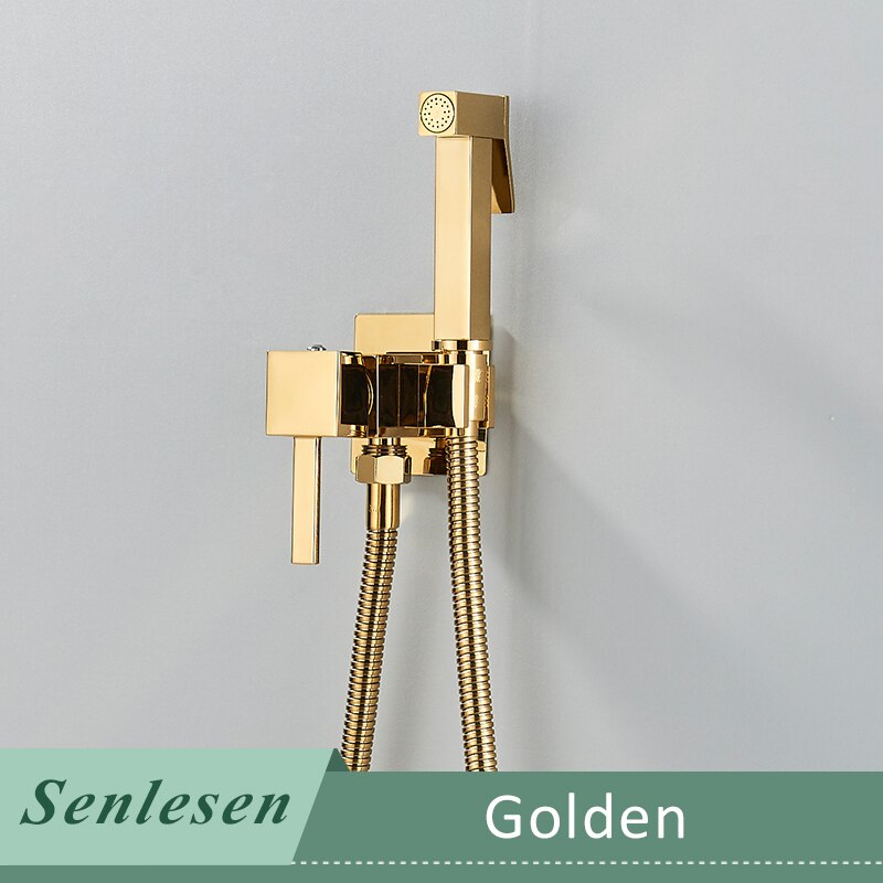 Senlesen Bidet Kraan Gouden Messing Sproeier Nozzl... Grandado