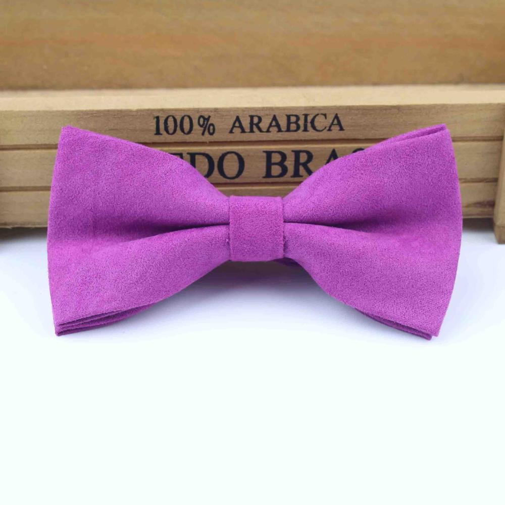Nœuds en daim pour hommes, Micro, cuir de marié, Plaid souple, cravate souple, solide, papillon Gravata, nœuds de mariage: 7