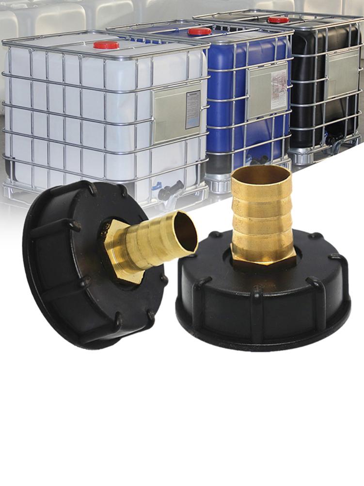1Pc IBC Tank Adapter Tote Tank Reducer Connector Water Tank Fitting Standard connector Hose Faucet Valve Fittings S60*6
