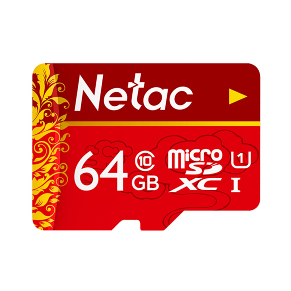 Netac TF () Geheugenkaart U1 C10 Verkeer Recorder Monitoring Camera Mobiele Telefoon Opslag Flash Card 64GB