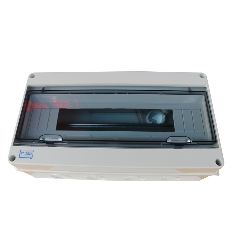 Plastic Surface Electric Equipment 12 Ways MCB Power Distributing Box--HT Series: HT-18P 195x365x70